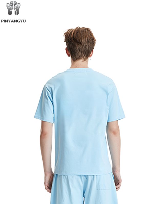 Разноцветная футболка, свободная и дышащая, можно изготовить по индивидуальному заказу для мужчин и женщин.